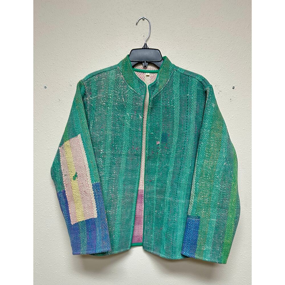 Kantha Jacket Vintage Handmade 100% cotton Jacket Patchwork
